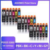 ASW 3set PGI525 PGI 525 CLI 526 Ink Cartridges for Canon Pixma iP4850 ix6550 MG5150 MG5250 MG6150 MG8150 MX885 MG5350 Printer Ink Cartridges