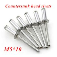 〖Maximus metals〗100ชิ้น/ล็อต M5x10อลูมิเนียม Countersunk POP หัว Rivet แกนดึงตกแต่ง Rivets