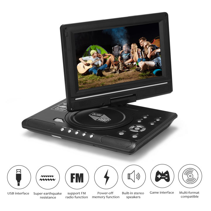 9-8inch-high-denifition-tv-dvd-player-portable-vcd-mp3-mpeg-viewer-with-game-handle-and-compact-disc