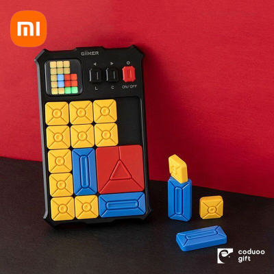 Xiaomi giiker ซูเปอร์สไลด์ Huarong ถนนสมาร์ทเซ็นเซอร์เกม500ทำท้าทายปริศนาตรรกะของเล่นแบบโต้ตอบสำหรับ childrenchina 2023เงินวาดเครื่องประดับ