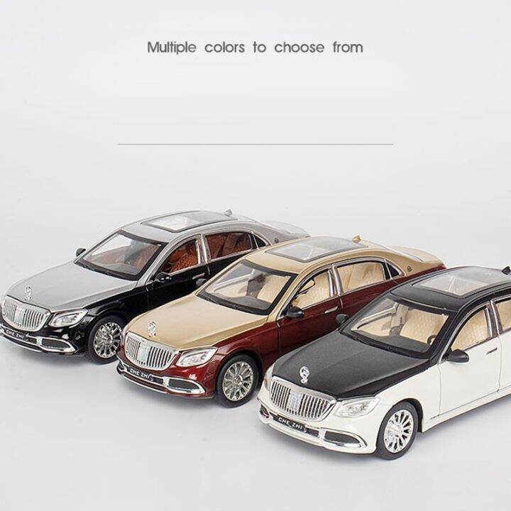 จำลอง1-24-scale-maybach-gls600รุ่นรถ-diecast-ของเล่นยานพาหนะเด็กของเล่นรถของขวัญเด็ก-miniauto-collection