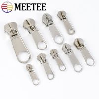 10/20Pcs 3# 5# 8# Zipper Puller for Nylon Resin Metal Zips Silver Zippers Slider Luggage Tape Zip Pull Lock Head Sew Accessories Door Hardware Locks F