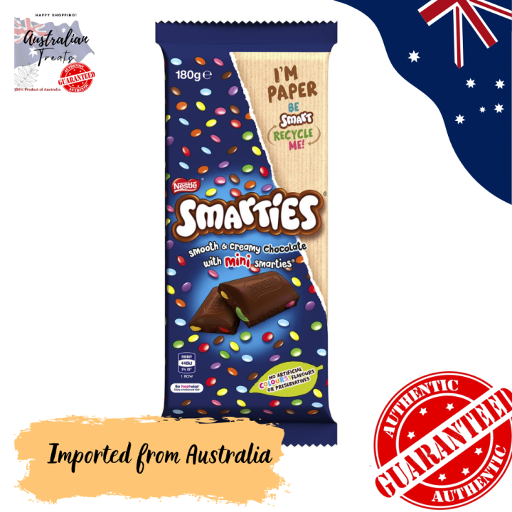 Nestle Smarties Chocolate Bar 180g Lazada Ph