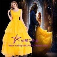 2018 film and television live-action beauty the beast Disney Bell princess dress cosplay costume female adult