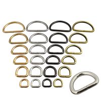 4pcs Metal Dee D Ring Buckle for Webbing Backpack Bag Parts Leather Craft Strap Belt Purse Pet Collar Clasp High Quality