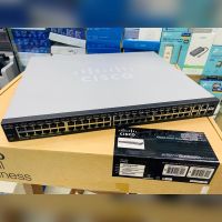 Cisco SRW248G4P-K9 (SF300-48P) - 48-port 10/100 Managed L3 Switch (Static Routing) + 4-Port 10/100/1000 Mbps + 2-Port Combo mini-GBIC (SFP) with web management + 48-Port PoE (IEEE 802.3af)