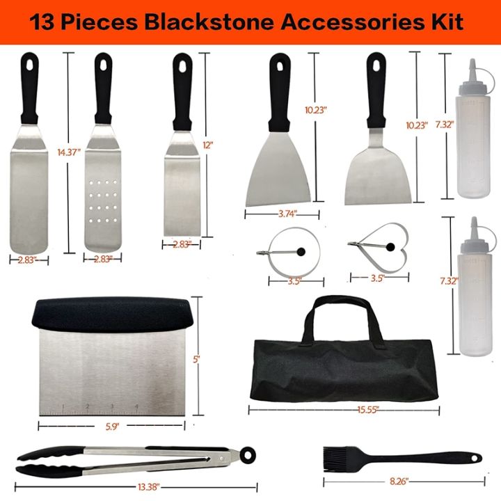 13-pcs-griddle-accessories-kit-grill-accessories-with-carrying-bag-suitable-for-indoor-outdoor-barbecue-camping-cooking