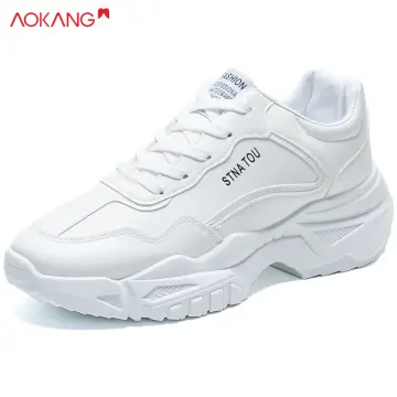 men shoes kasut lelaki sport shoes~ Ready Stock!!! GUCCI Bee 39-44 Casual  Lace Up Triple White Shoes