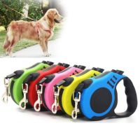 ﺴ✘△ 3m 5m Dog Leash Durable Nylon Retractable Walking Running Automatic Lead For Small Medium Dogs Puppy Training Accessories