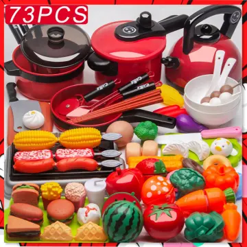 49PCS Simulation Kitchen Utensils Toys Children Mini Kitchen Toy