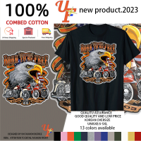 เสื้อยืดแนวสตรีทสไตล์สไตล์มอเตอร์ไซค์ Harley-Davidson