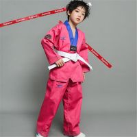 Taekwondo Uniform Blue / Red / Black / Green / Pink Dobok WTF Tae Kwon Do Martial Arts Gi Performance