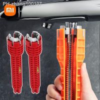 Xiaomi 8 In 1 Basin Flume Wrench Anti-slip Kitchen Sink Repair Tools Bathroom Faucet Assembly Key Plumbing Installation Wrench