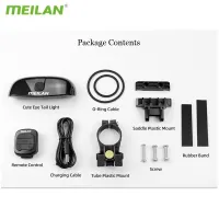 Meilan X3 Remote Control Bicycle Taillight USB Charge Wireless Turn Brake MTB Cycling Rear Light Road Bike LED Safety Flash Lamp