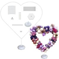 59inch Heart Shaped Balloon Arch DIY Garland Balloon Arch Stand Kit For Outdoor Birthday Weddings Anniversary Party Decorations Vacuum Cleaners Access