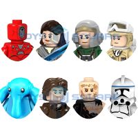 DISNEY Kessel หุ่นยนต์ Rey A-Wing Pilot กบฏ Max Rebo Han Solo Anakin Stormtrooper ชุดบล็อกตัวต่อ MOC ชุดอิฐของขวัญของเล่น