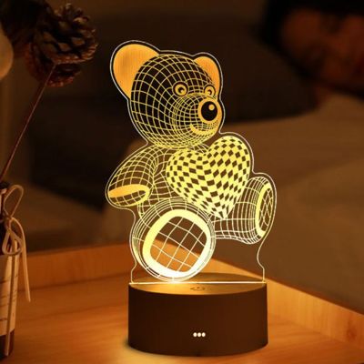 【CC】 Lamp USB Night Lights Sign Xmas Decorations for Bedroom Birthday Wedding Gifts