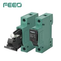 Feeo 1-32a แผงฉนวนพลังงานแสงอาทิตย์พีวีไฟฟ้ากระแสตรงอัตโนมัติ1P ราง Din 10X38 1000V ที่ตั้งฟิวส์โซลาร์อิเล็กทรอนิกส์พร้อมฟิวส์ใบรับรอง Tuv