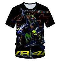 COD lianshai 2020 new VR46 motorcycle racing 3D printed mens short-sleeved T-shirt