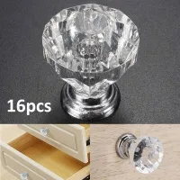 【CW】 16/30/60Pcs 30mm Glass Door Knobs Practical Handles Cupboard Drawer Cabinet Handle Knob Hardware