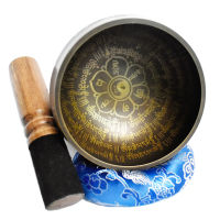 Nepalese Craftsmanship Tibetan Sound Bowl for Mindfulness and Meditation Buddha Design Singing Bowls