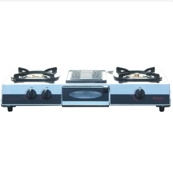 KOMPOR GAS RINNAI 2 TUNGKU DAN GRILL RI 524 A | Lazada Indonesia