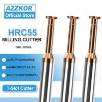 AZZKOR ทังสเตนเหล็กมีดมิลลิ่งโลหะผสม T Slot Milling Cutters Machining Hard Steel Salloy steels Special Groove Type Cutters