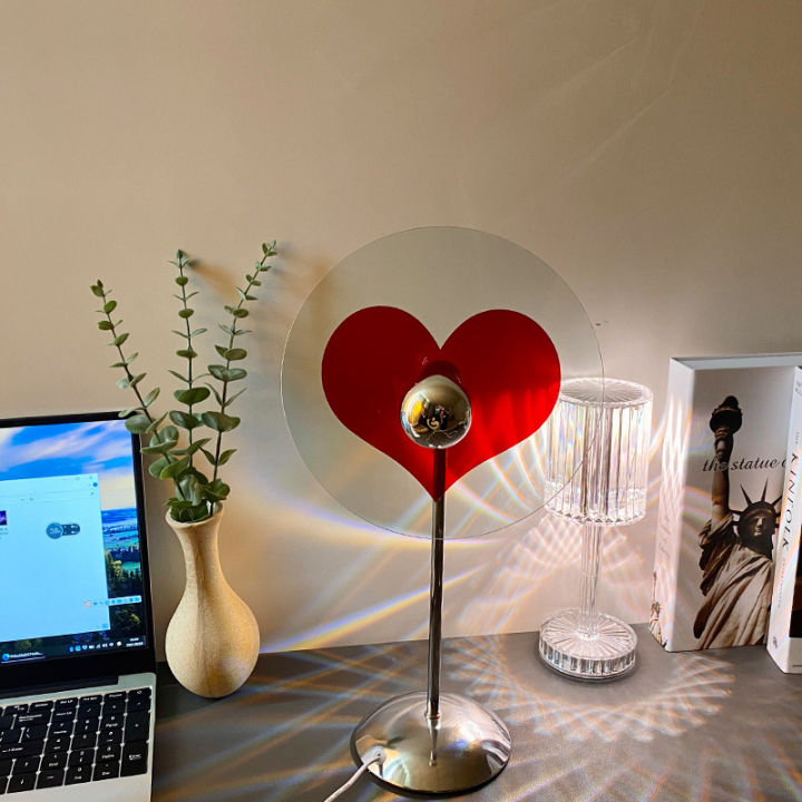 โคมไฟบรรยากาศโรแมนติกโคมไฟตั้งโต๊ะเครื่องประดับ-love-usb-ความคิดสร้างสรรค์-ins-โคมไฟพื้นเตียงนอนภาษาศาสตร์ของขวัญสำหรับแฟนสาว