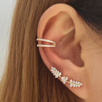 Bohemian NO Piercing Crystal Rhinestone Ear Cuff Wrap Stud Clip Earrings For Women Girl Trendy Earrings Jewelry Bijoux 2022