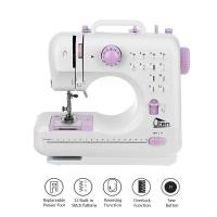 Electric sewing machine จักรเย็บผ้าไฟฟ้าไร้สาย ระบบด้ายคู่ 12 ตะเข็บ ปรับความเร็วได้ 2 ระดับ จักรเย็บผ้า จักรเย็บผ้าไฟฟ้า มีที่จับ ง่ายต่อการเคลื่อนย้าย