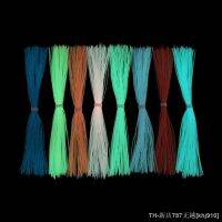 hot【DT】♠▥  Tigofly 16 Bundles dark 8 Colors Silicone Skirts Legs Spinner Bait Squid Rubber Thread Fly Tying Materials