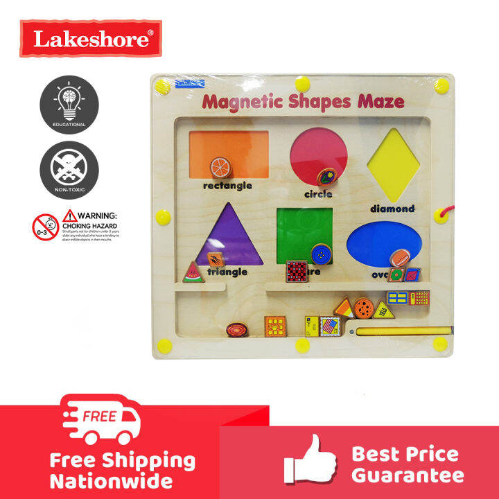 Lakeshore Shapes Maze (Multicolor) Lazada PH