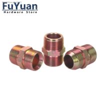 ☏✚ↂ 1PCS High pressure Tube fittings Hydraulic Transition Straight Through 1/8 1/4 3/8 1/2 3/4 BSP Oil Connector Accessories