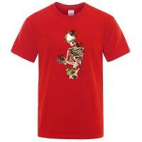 Succulent Surrender Skeleton Overgrown with Plants Male Men 2021 High Quality Brand t Shirt Casual Short Sleeve O-neck Fashion Printed 100% Cotton Summer New Tops Round Neck Cheap Wholesale Funny t Shirt Branded t Shirt Men Unisex Pop Style Xs-3xl