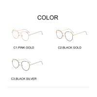 Computer Glasses Eyewear Frame Anti Blue Light Game Glasses Cat eye Anti Glare Eyeglasses Frame Women Round Clear Glasses