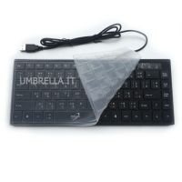 Primaxx KB-8302 Super Slim Mini Keyboard คีย์บอร์ดขนาดเล็ก USB (สีดำ)