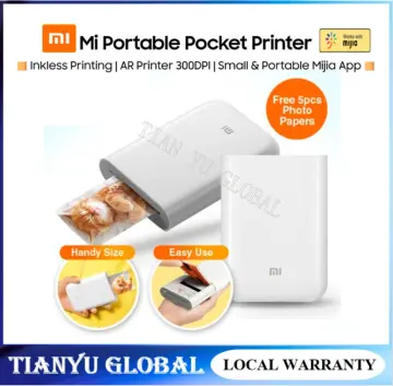 Xiaomi Imprimante Photo Portable 300 dpi Pocket Mini AR Imprimante