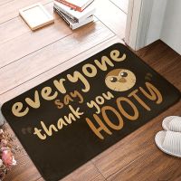 The Owl House Cartoon Animation Non-slip Doormat Kitchen Mat Everyone Say Thank You Hooty Hallway Carpet Welcome Rug Home Decor