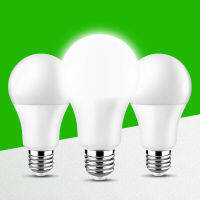 E27 LED Light Bulb 3W 5W 7W 9W 12W 15W 18W 20W Warm Light &amp; Cool Daylight 3000K &amp; 6500K AC180-265Vประหยัดไฟ