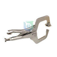 C Clamp Weld Clip Woodwork Fix Plier Pincer Tong Tenon Grip Vise Swivel Pad Locator โลหะผสมเครื่องมือสำหรับงานไม้