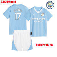 2023/2024 HAALAND soccer jerseys 23/24 Man City Home Football Jersey kid suit GUNDOGAN DEBRUYNE J.ALVAREZ BERNARDO RUBEN FERNANDINHO 23-24 FODEN football shirt