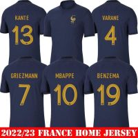 เสื้อยืดกีฬาแขนสั้น ลายทีมชาติฟุตบอล World Cup France YS2 22-23 Mbappe Kante Griezmann Varane Benzema SY2