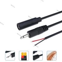 25cm 2pin 2.5mm 3.5mm Mono Audio Male Female Connector Cable 2 Wire Plug Extension Wire DIY Repairs Cable Charger YB21TH