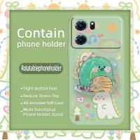 Rotatable stand Simplicity Phone Case For OPPO K10 5G dustproof phone case quicksand Anti-fall Skin feel silicone cute