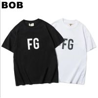 BoB-[Ready Stock] Fear of God ความกลัวของพระเจ้าใหม่เสื้อยืดผ้าฝ้ายแขนสั้นผู้ชาย FG และสตรีSMLXL-3XL unisex #polo