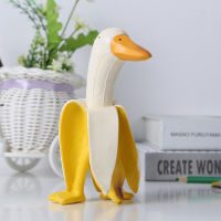 Creative Art-Banana Duck ศิลปะสร้างสรรค์กล้วยเป็ดทำสวนเครื่องประดับกล้วยเป็ดเหลืองจุด