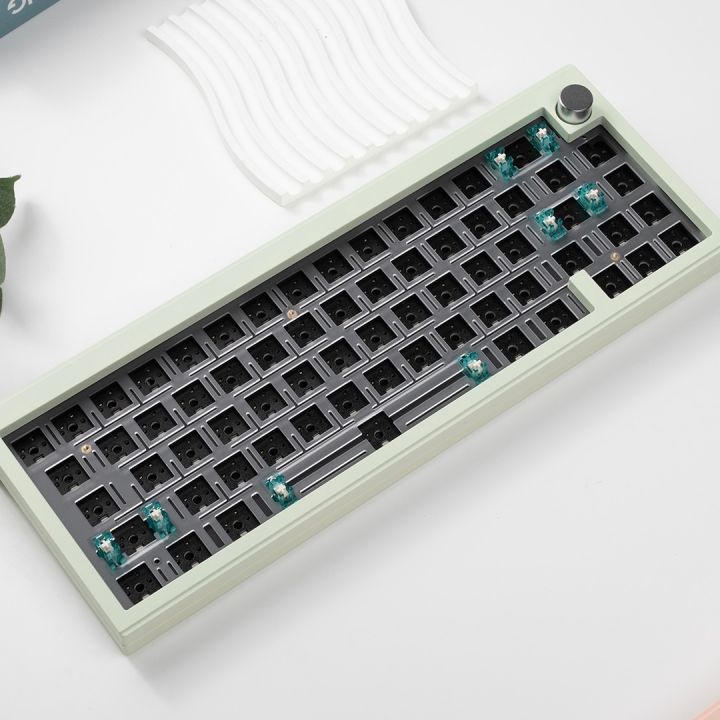 New CIDOO V65 V2 Aluminium CNC Body Mechanical Keyboard Support Via