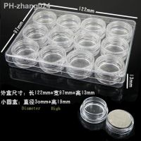 12 Grids Detachable Plastic Storage Box For Nail Rhinestone Nail Glitter Empty Case Jar Bottle For Clear Glitter Dust Powder