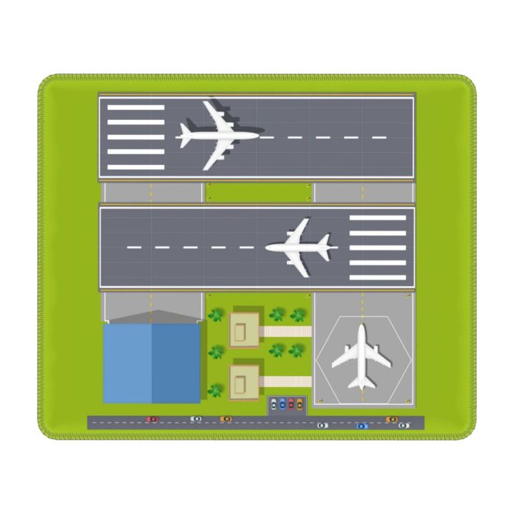 airport-passenger-aircraft-runway-model-mouse-pad-square-mousepad-anti-slip-rubber-aviation-airplane-gaming-computer-desk-mat