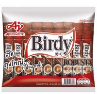 Birdy 3in1 Robusta instant Coffee Mix เบอร์ดี้ 3อิน1 โรบัสต้า ขนาด15กรัม 60ซอง